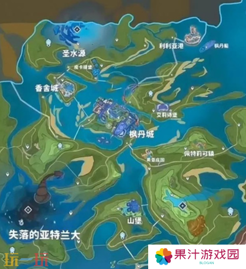 原神七国地图是怎么样的 七国地图全貌介绍