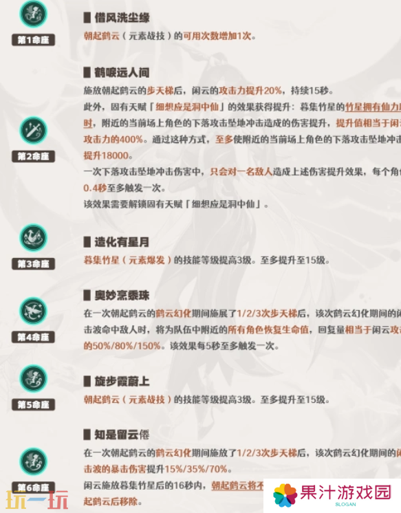 原神闲云要抽几命 闲云命座抽取建议