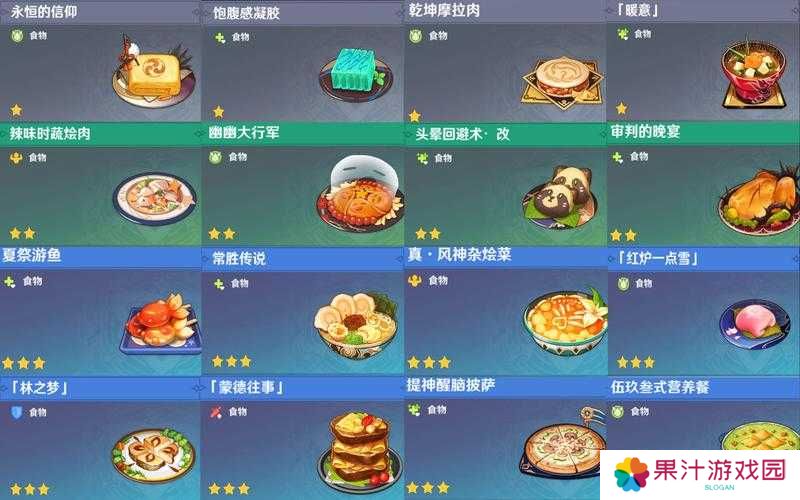 原神审判的晚宴如何回复大量HP？解锁专属食谱方法揭秘！