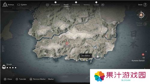 刺客信条影纪伊**像位置一览
