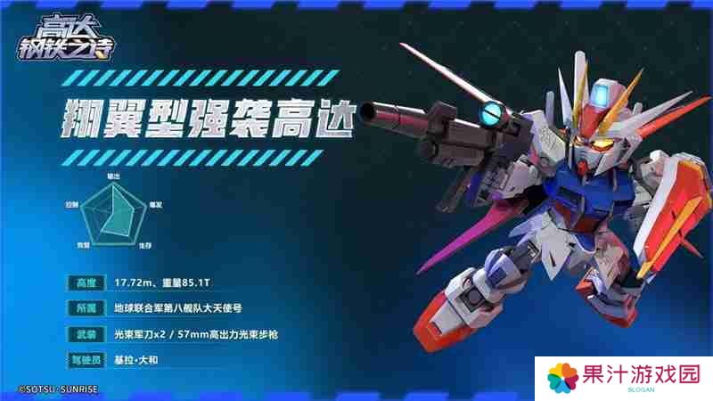 高达钢铁之诗翔翼型强袭高达机体介绍一览
