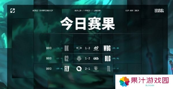英雄联盟2024全球总决赛瑞士轮第九日赛果一览 多只队伍晋级
