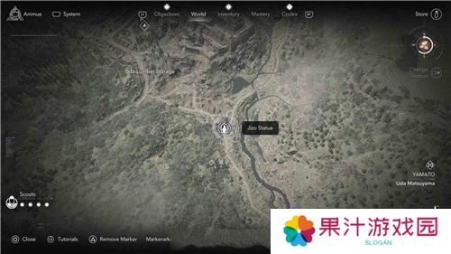 刺客信条影大和**像位置一览