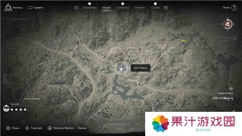 刺客信条影山城**像位置一览