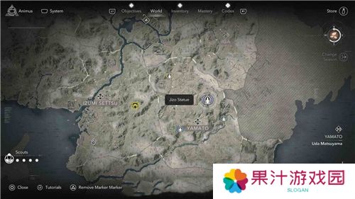 刺客信条影大和**像位置一览