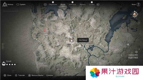 刺客信条影山城**像位置一览