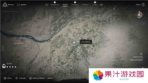 刺客信条影山城**像位置一览