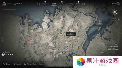 刺客信条影山城**像位置一览