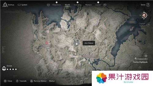 刺客信条影山城**像位置一览