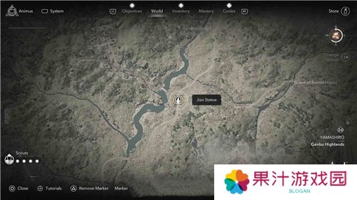 刺客信条影山城**像位置一览