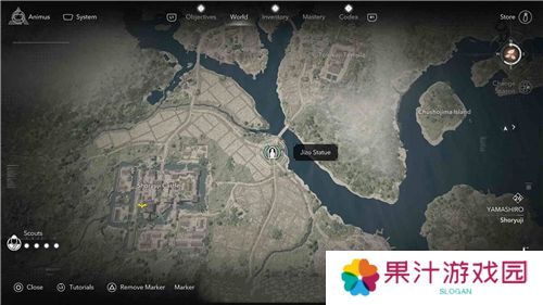 刺客信条影山城**像位置一览