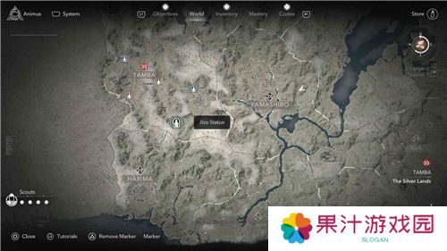 刺客信条影丹波**像位置一览