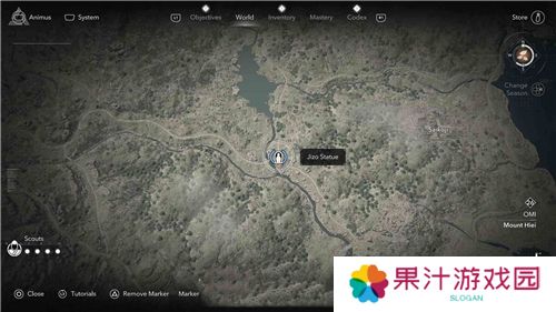 刺客信条影近江**像位置一览