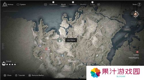 刺客信条影丹波**像位置一览