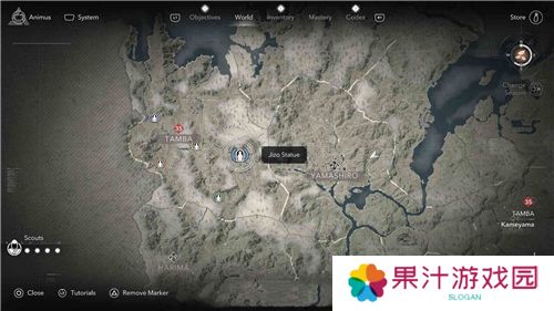 刺客信条影丹波**像位置一览