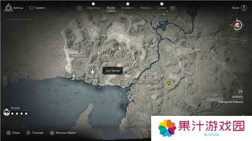 刺客信条影播磨**像位置一览