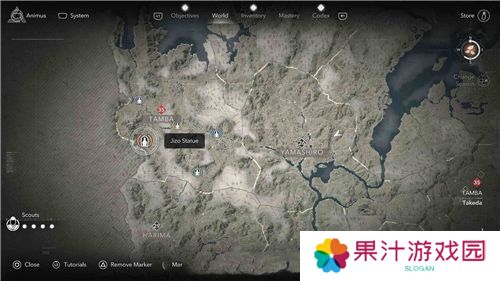 刺客信条影丹波**像位置一览