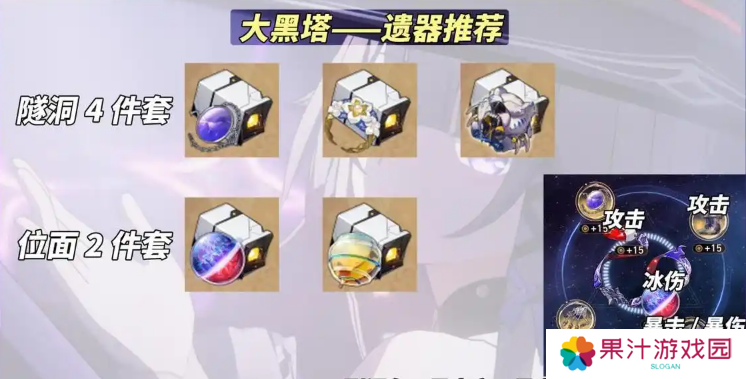 崩坏星穹铁道大黑塔遗器怎么配 大黑塔遗器搭配推荐